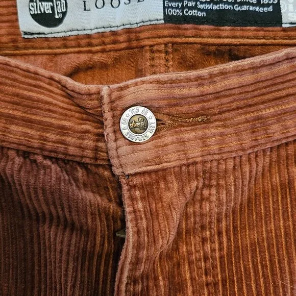 Levi's Silver Tab Loose Corduroy Cargo Men's Jeans - Picture 5 of 6